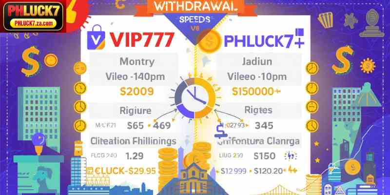 bookmaker VIP777 vs PHluck7 withdrawal speed comparison in the Philippines