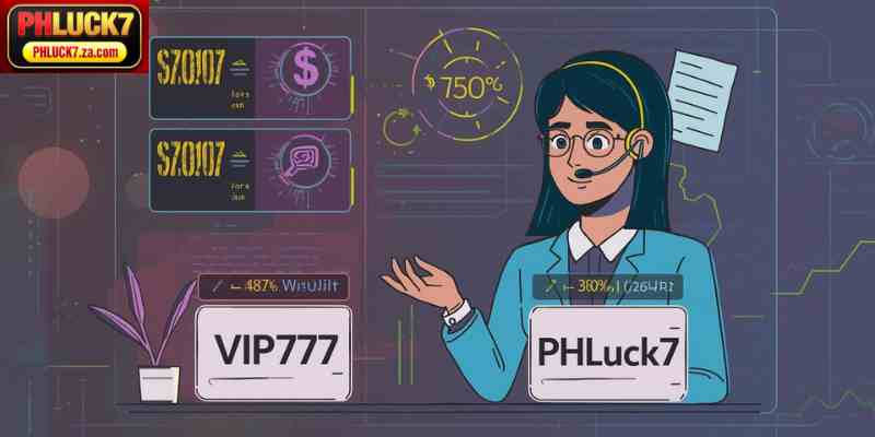 customer support response affecting withdrawal speed VIP777 vs PHluck7