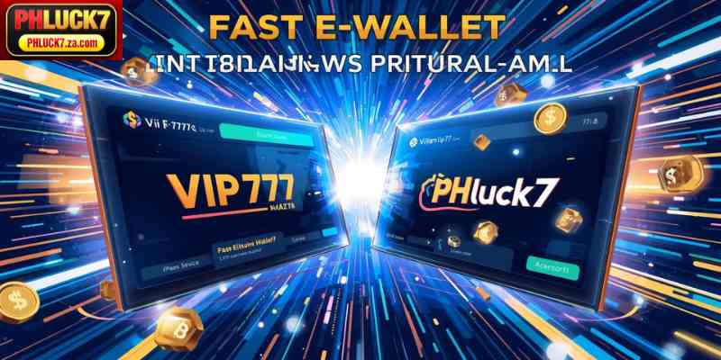 fast e-wallet withdrawal options Philippines VIP777 vs PHluck7
