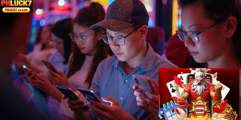 Filipino players participating in casino giveaways using smartphones and tablets in 2026